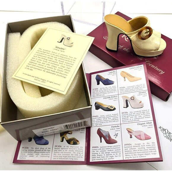 Just The Right Shoe "Struttin" Miniature Figurine 1975 By Raine PR606 - Picture 2 of 11